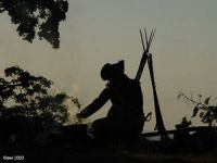 Regenstein Soldatsiluette